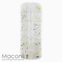 Nail Art Rhinestone Set #02 - Iridescent Gems
