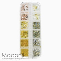 Nail Art Rhinestone Set #05 - Metallics and Rhinestones
