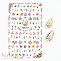 Nail Stickers F456 Watercolour Unicorns