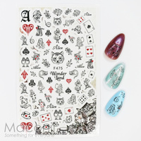Nail Stickers F475 Wonderland