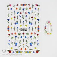 Nail Stickers 042 Bright Flowers