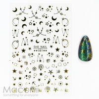 Nail Stickers 081 Night at Sea