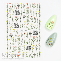 Nail Stickers XF3347 Spring Blooms