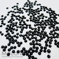 Nail Art Rhinestone Pack - Jet (Black)