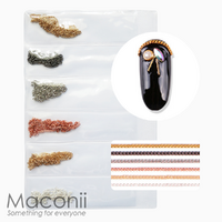 Nail Art Chain Set #04 - Metallics
