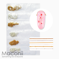 Nail Art Chain Set #05 - Mixed Metals