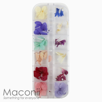 Nail Art Flowers Set #4 - Hydrangea Cornflower