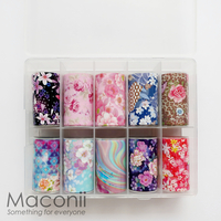 Nail Art Foil Set #03 - Eccentric Floral