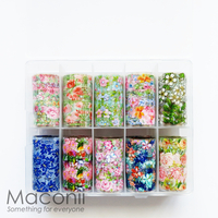 Nail Art Foil Set #11 - Mixed Floral