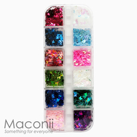 Nail Art Glitter Set #02 - Butterflies