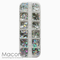 Nail Art Glitter Set #05 - Holo Geo Shapes