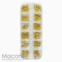 Nail Art Metallic Set #03 - Gold Sky