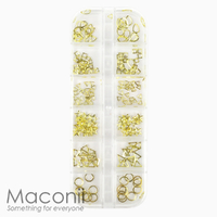 Nail Art Metallic Set #06 Hollow Shapes Small