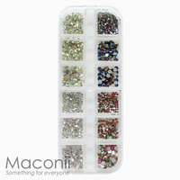 Nail Art Rhinestone Set #08 - Mixed 4 Types