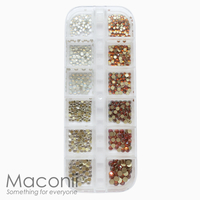 Nail Art Rhinestone Set #10 - Opal, Clear, Amber