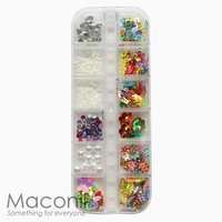 Nail Art Rhinestone Set #19 - Buildable Flower