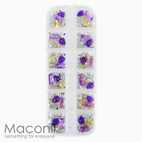 Nail Art Rhinestone Set #29 - Amethyst Jewels