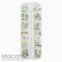 Nail Art Rhinestone Set #34 - Large AB Crystal