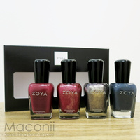 Holiday Quad #3 - Creme and Metallic