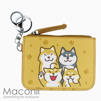 Shiba Inu Card Coin Holder Keyring
