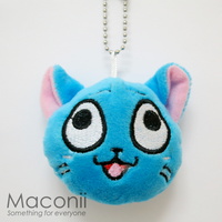 Fairy Tail Happy Plush Keyring
