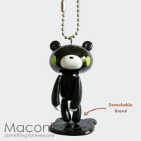 Gloomy Bear Keyring Stand - Black
