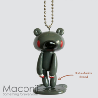 Gloomy Bear Keyring Stand - Grey