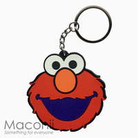 Elmo Face Keyring