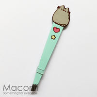 Pusheen Tweezer - Green Shapes