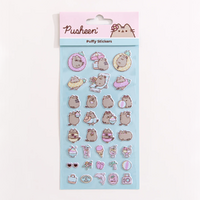 Pusheen Tropical Vacation Puffy Sticker Sheet