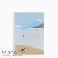 Hardcover Notebook Blank Beach Day Design