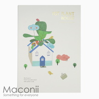 Pot Plant House Notebook Design - Birds