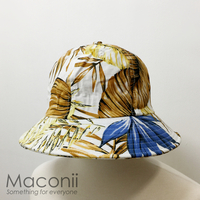 Bucket Hats - Flora White