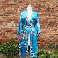Kimono - Peacock Light Blue - XXX-Large (XXXL)