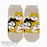 Socks - Shiba Inu Beige