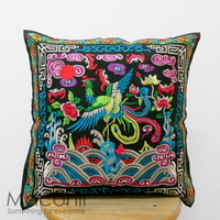 Embroidered Cushion Cover - Phoenix #007