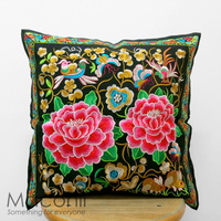 Embroidered Cushion Cover - Coupled #008
